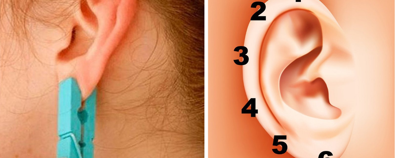 Placez une pince à linge sur votre oreille 5 secondes! Son effet incroyable vous surprendra! 