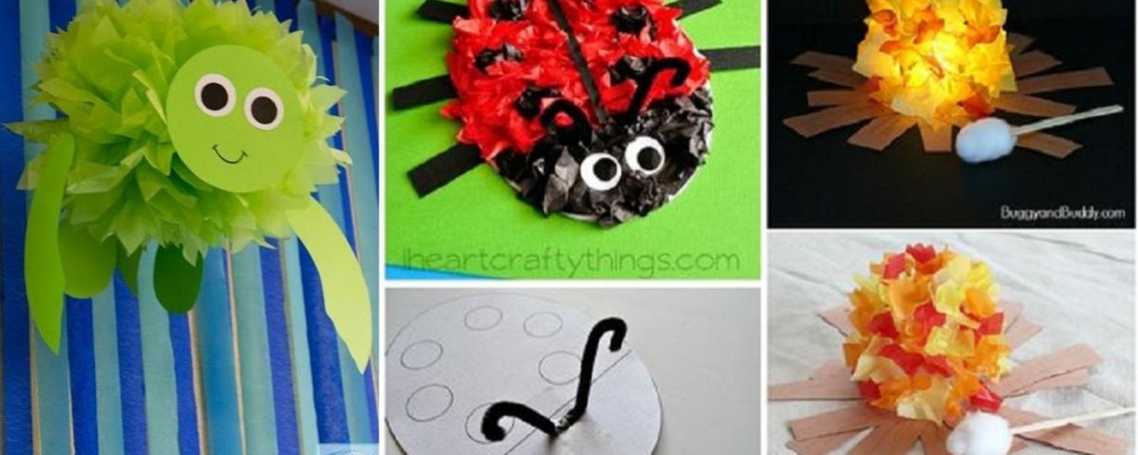 15 super beaux bricolages à faire avec les enfants, à partir de papier de soie! 