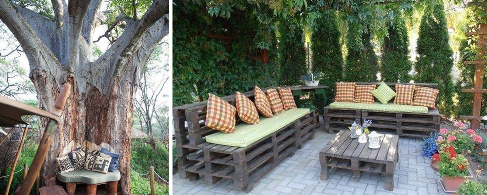 10 excellentes idées pour aménager un coin détente dans le jardin! 