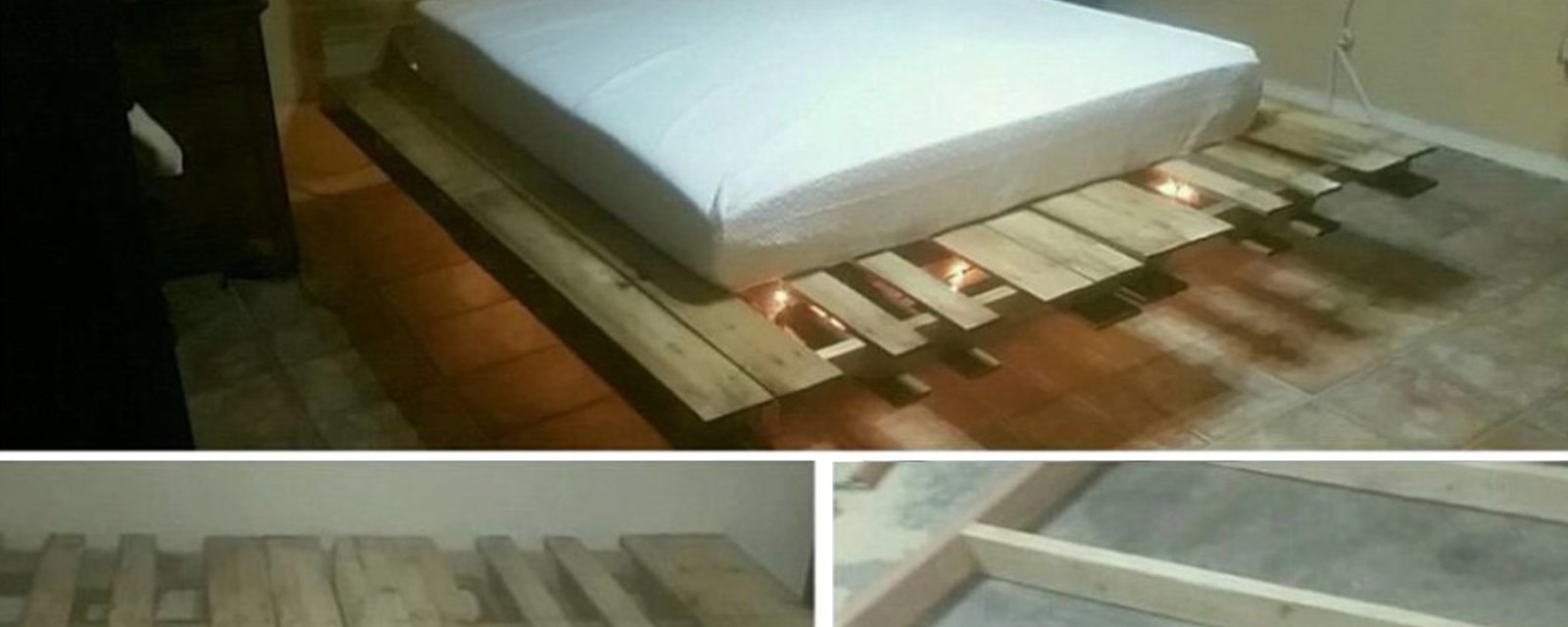 Besoin d'un lit mais vous n'avez pas de budget? Voici 14 façons de fabriquer une base de lit avec des palettes de bois! 