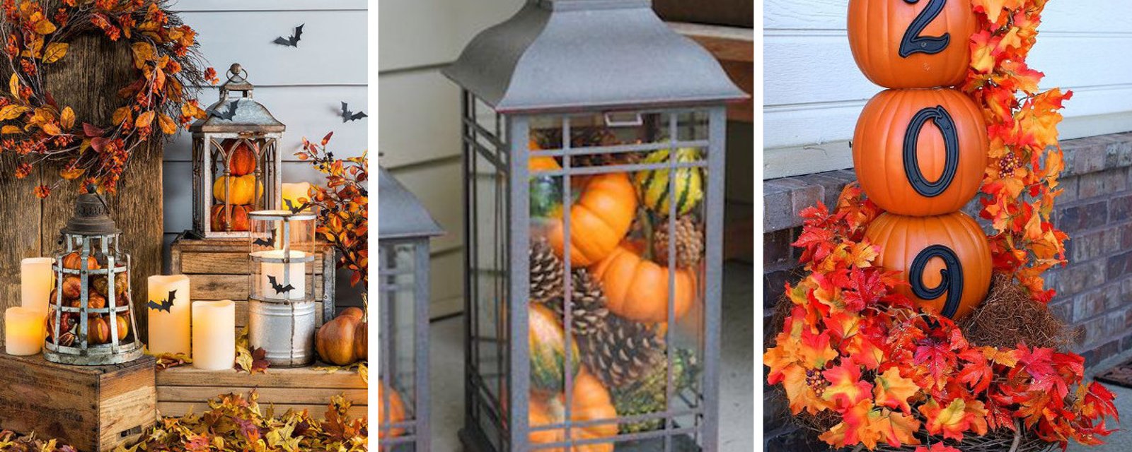 10 décorations d'automne faciles et peu coûteuses à bricoler, pour décorer le porche de votre maison! 