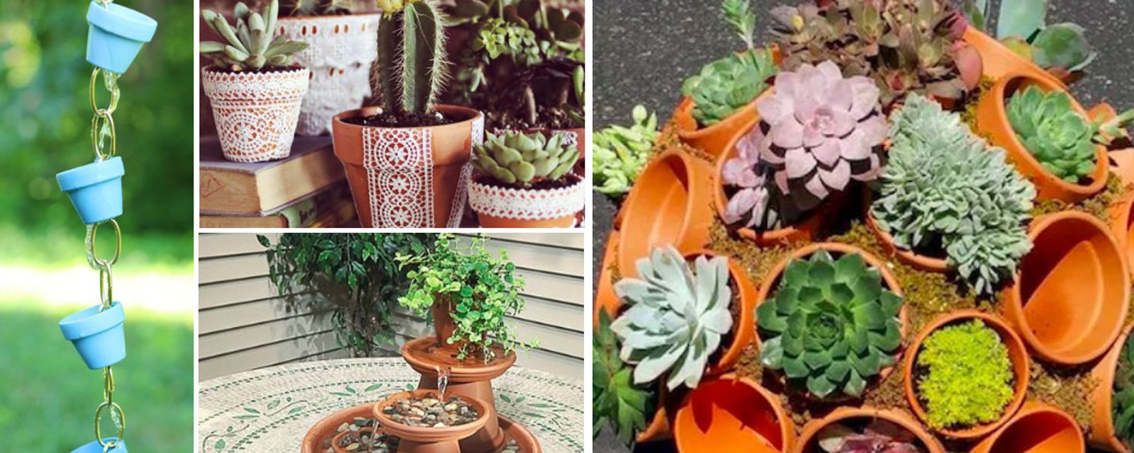 12 idées pour réutiliser les pots en terre cuite dans la maison et dans le jardin 