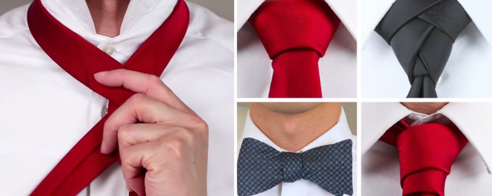 9 façons originales de porter le noeud de cravate ou noeud papillon