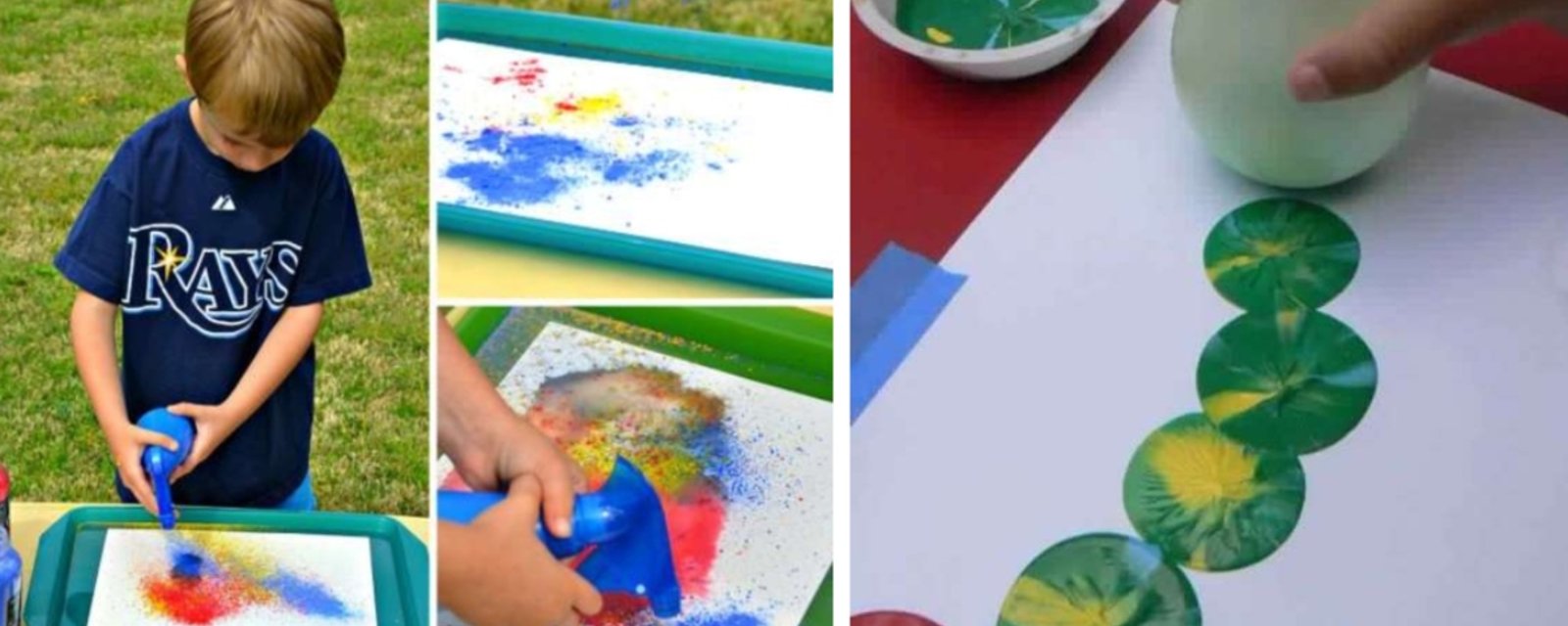 15 techniques de peinture à tester avec les enfants 