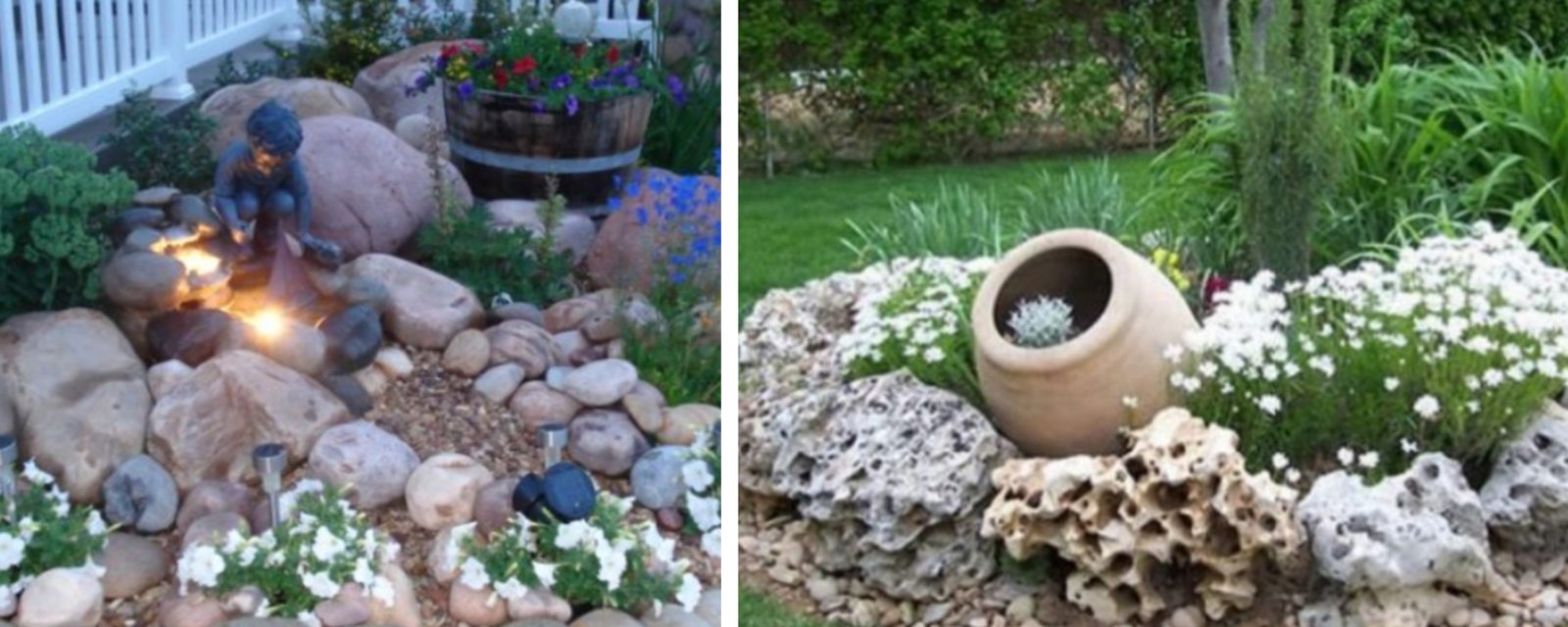 10 idées pour décorer votre jardin avec des pierres