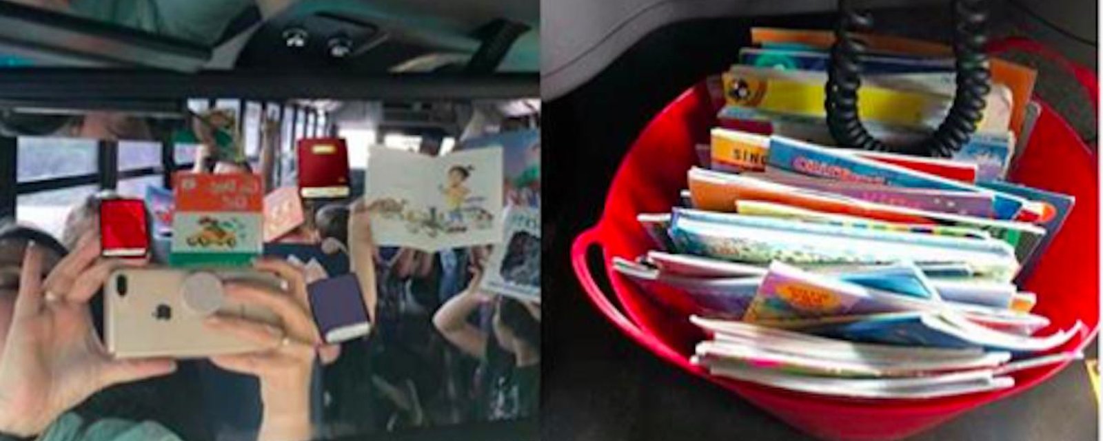 Une chauffeuse d’autobus scolaire a trouvé une bonne façon d’encourager les enfants à lire des livres