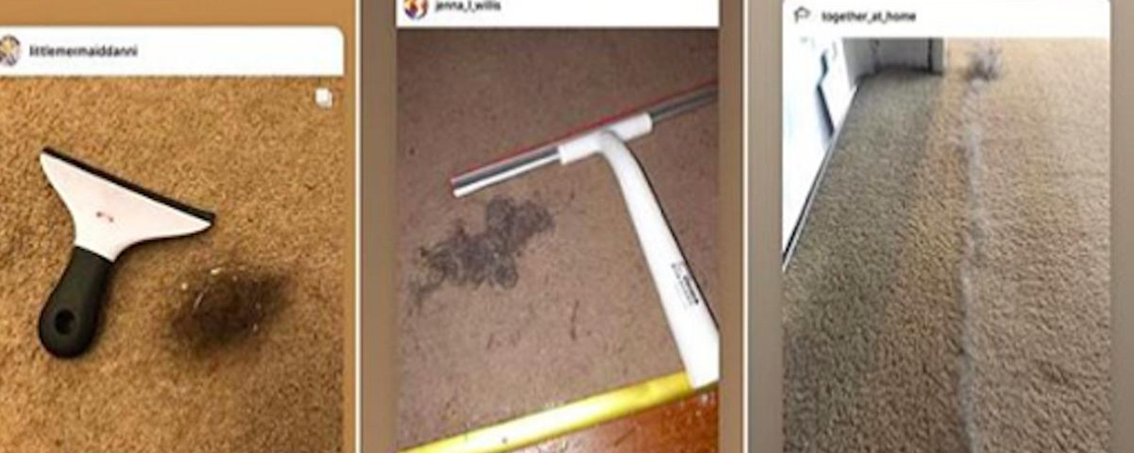 Une femme a trouvé le moyen de réellement bien nettoyer les tapis.