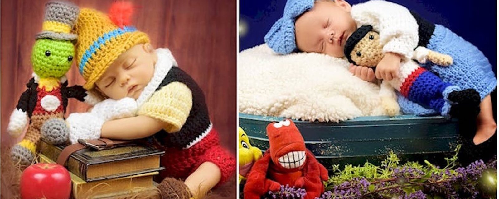 Cette artiste crée des vêtements crochetés pour bébé inspirés de l’univers de Disney