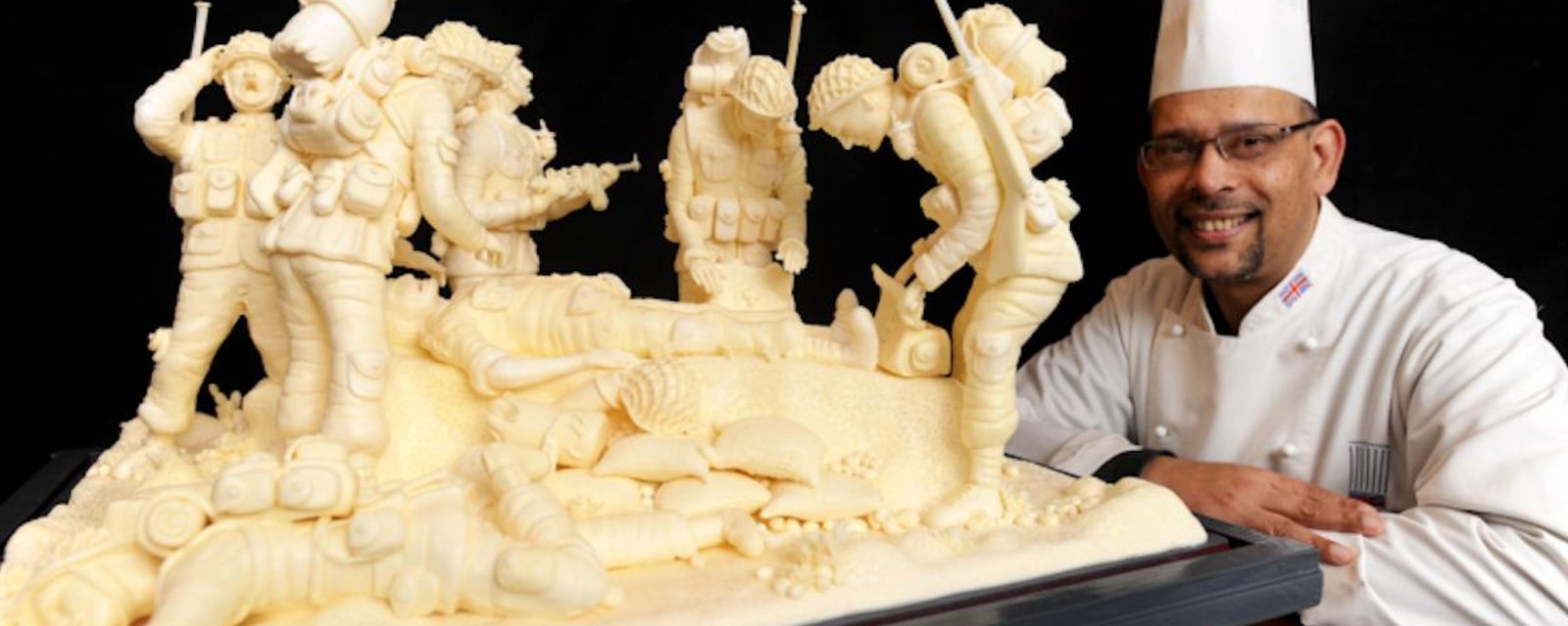 Ce chef anglais crée des sculptures incroyables… dans de la margarine!