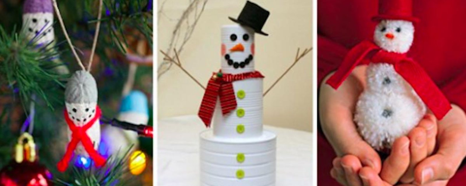 30 idées de décorations en bonhomme de neige... sans neige!