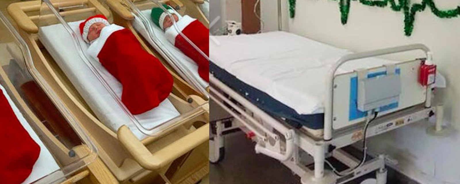Décorations hospitalières: 9 photos qui montrent que la magie de Noël peut être partout!