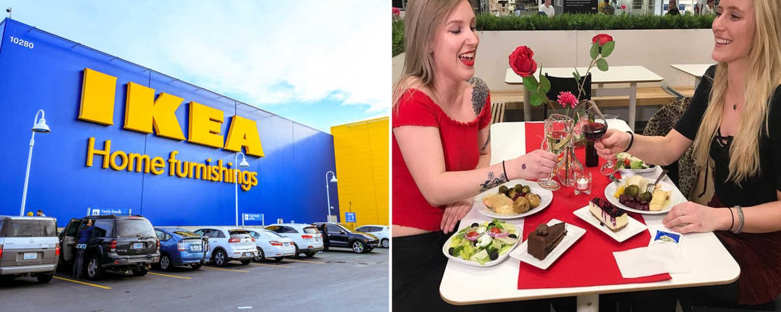 Saint-Valentin écono: que diriez-vous d’un repas 3 services chez IKEA?