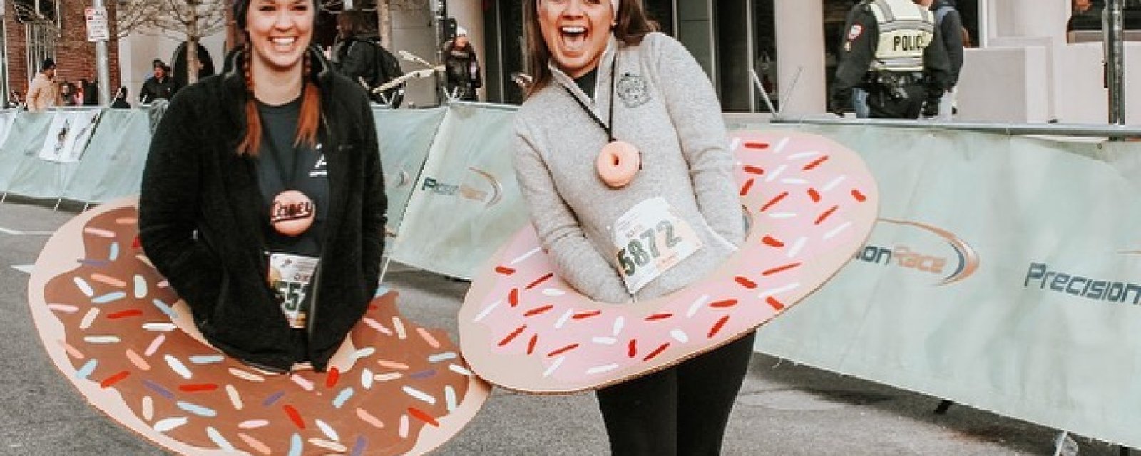 Il existe une course de 8 km où vous devez manger 12 beignes Krispy Kreme en une heure