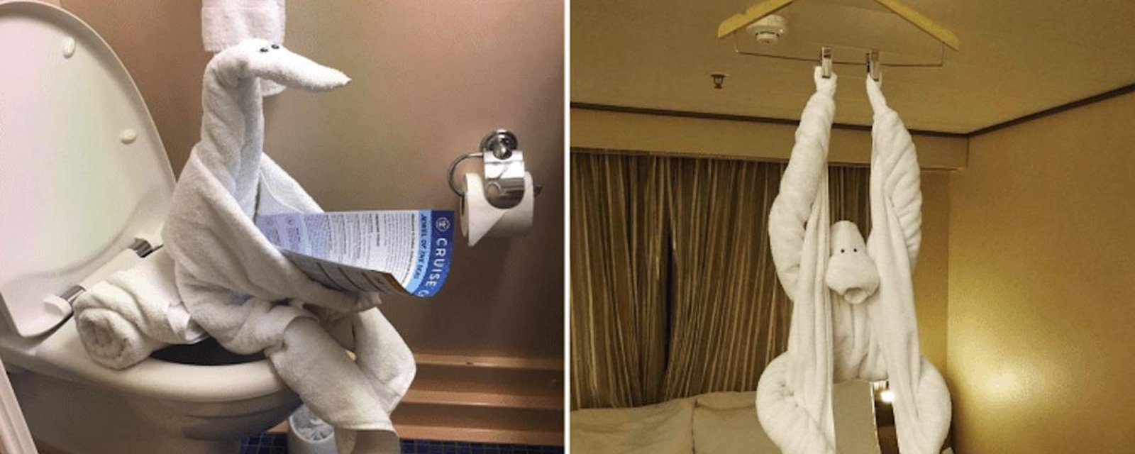 Oubliez les cygnes en serviettes à l’hôtel: en 2020, les femmes de ménage font preuve de plus d’originalité!
