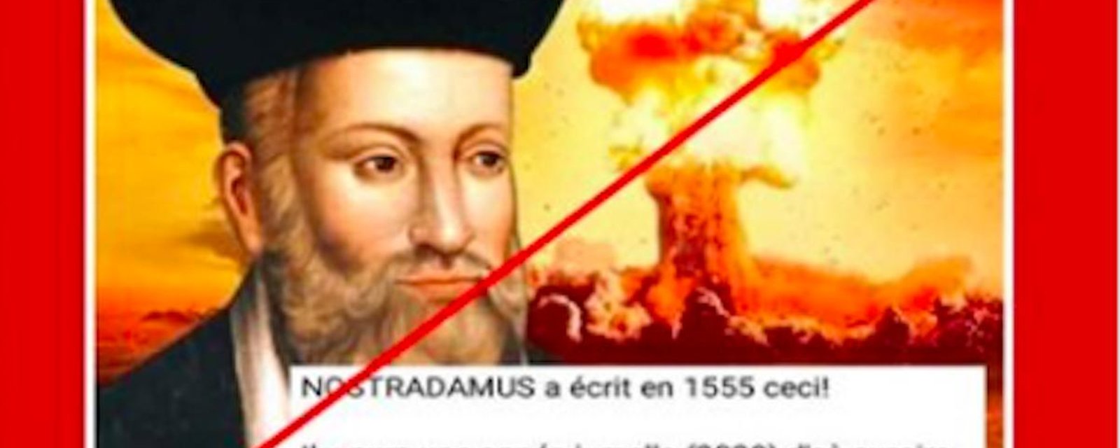 Nostradamus n’a pas prédit la Covid-19