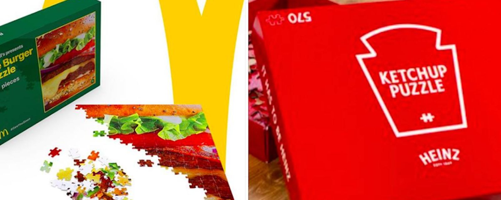 Deux casse-tête de rêve pour les amoureux du « fast food »: la version Heinz et la version Mc Donald’s!