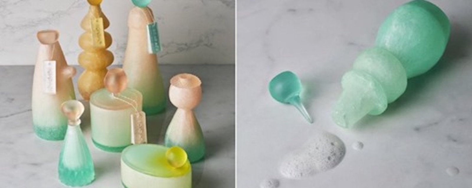 Pour réduire le plastique, elle invente des bouteilles de shampoing… en savon