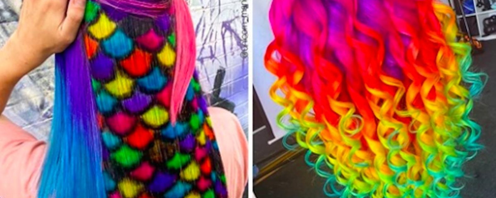 Un coiffeur australien transforme les cheveux de ses clientes en crinières de licornes multicolores