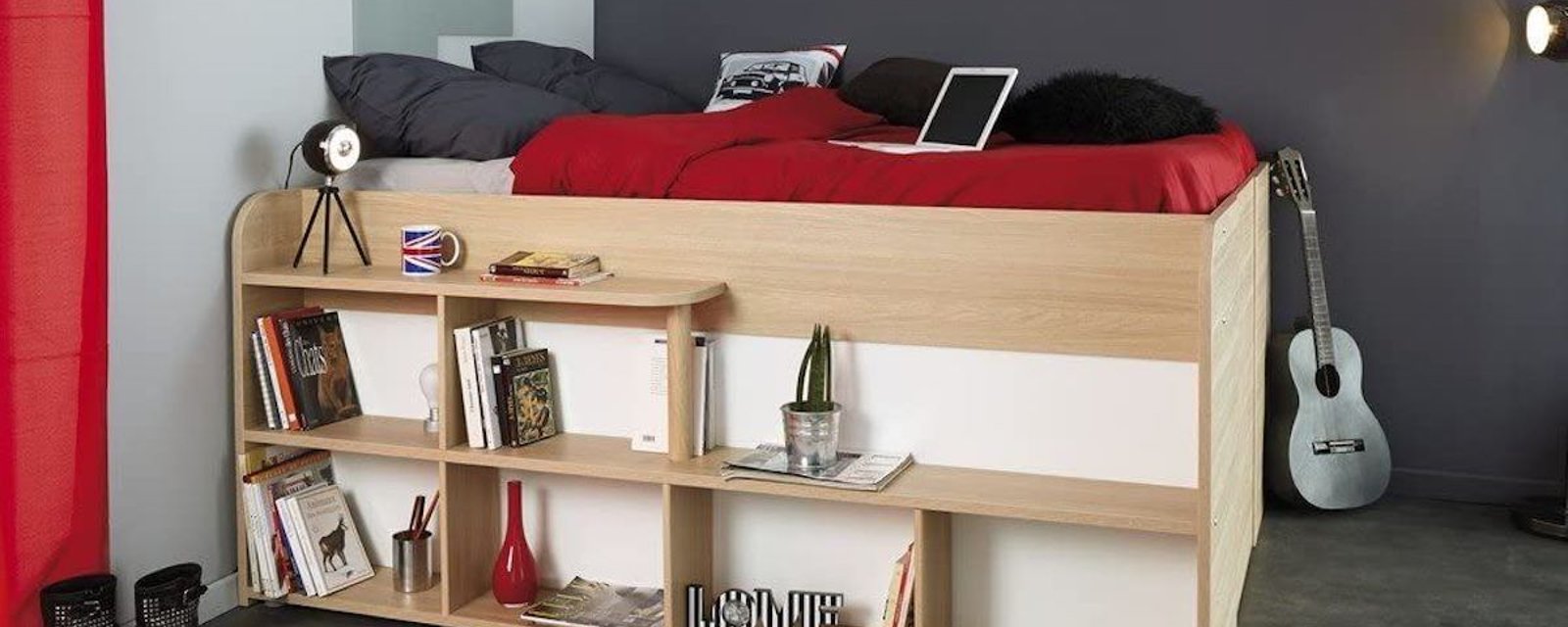 Voici le lit parfait pour les amoureux de l’ordre, surtout dans un petit espace