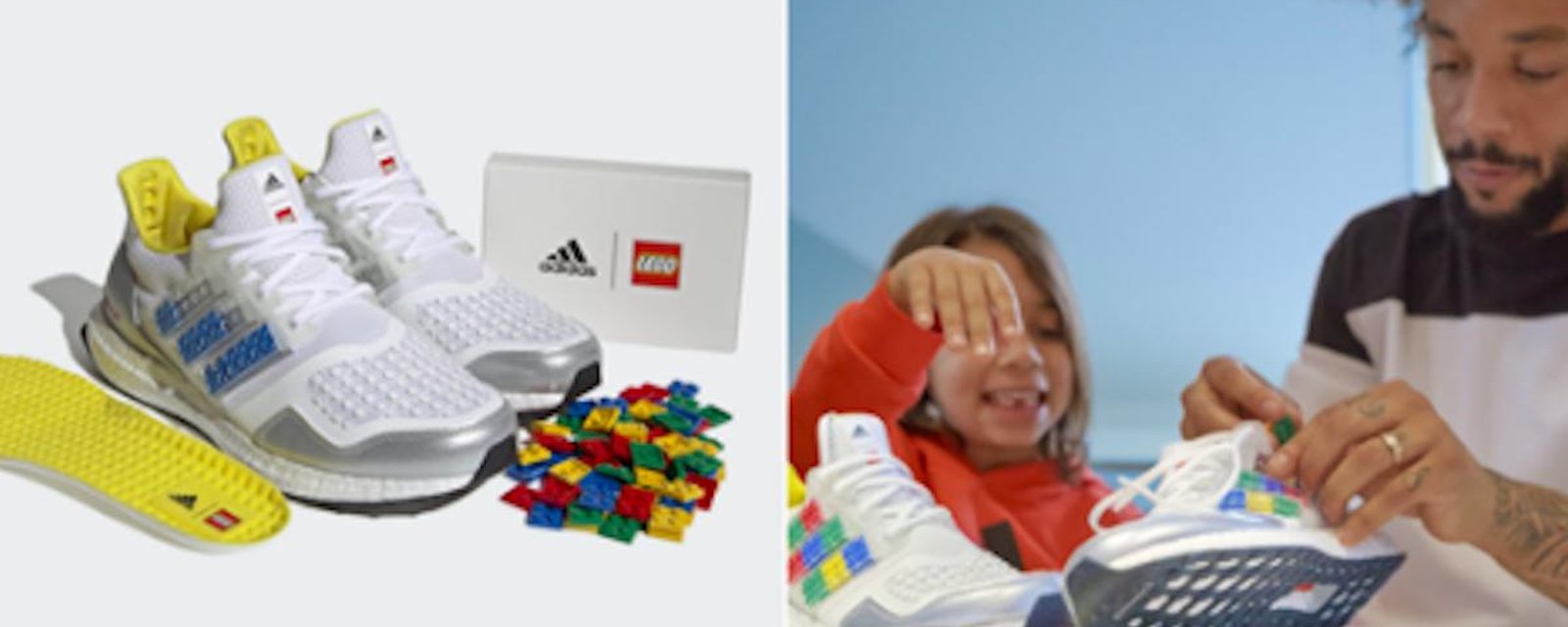 LEGO et Adidas se sont associés pour créer des sneakers à personnaliser 