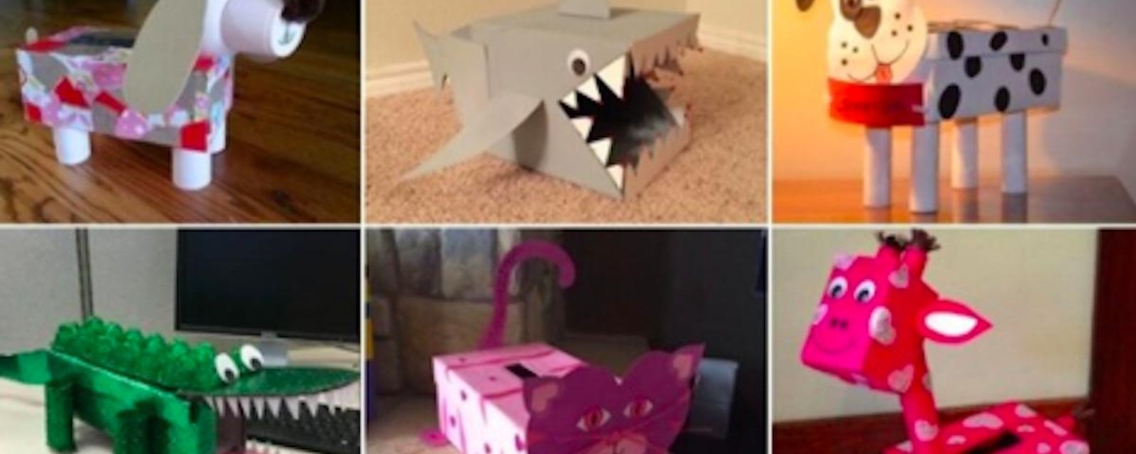 14 bricolages amusants à réaliser avec des petites boites de carton