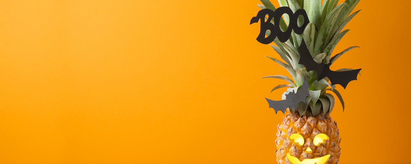 Faites changement à l'Halloween avec un ananas sculpté!