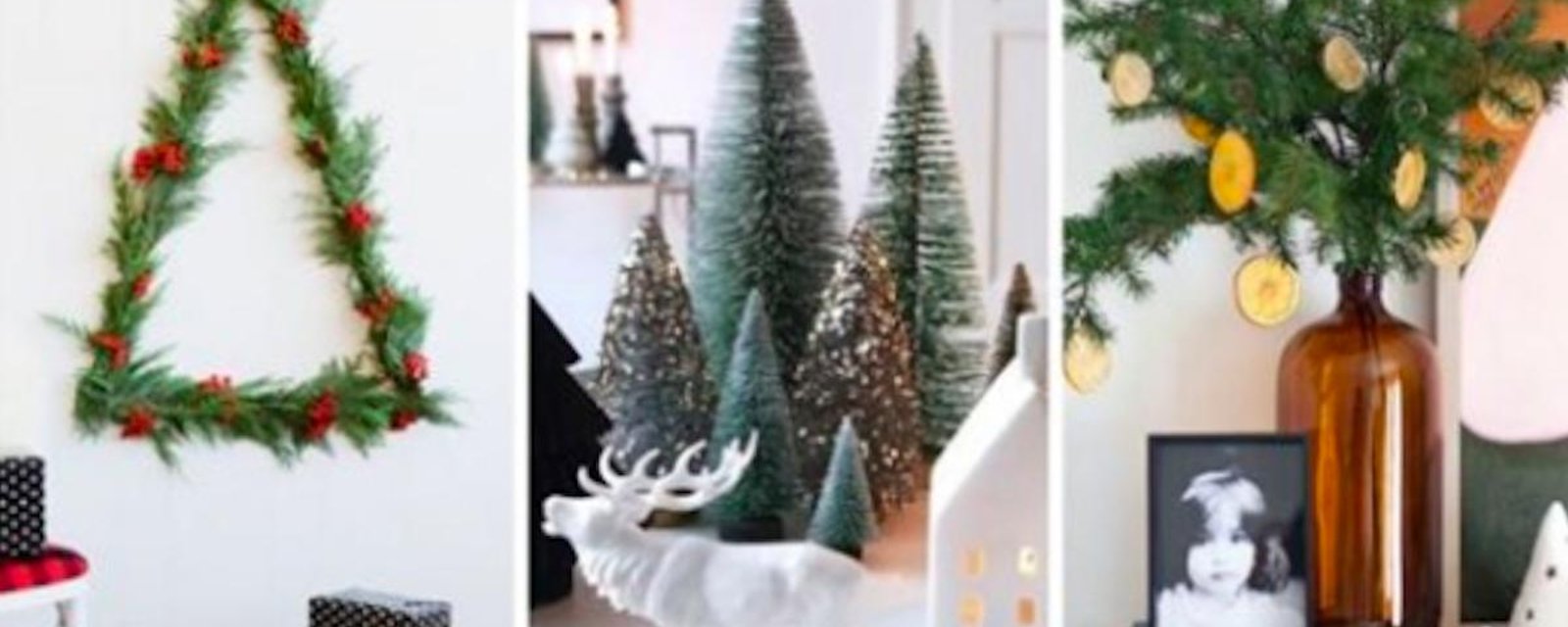 8 “arbres” qui changent du sapin de Noël traditionnel
