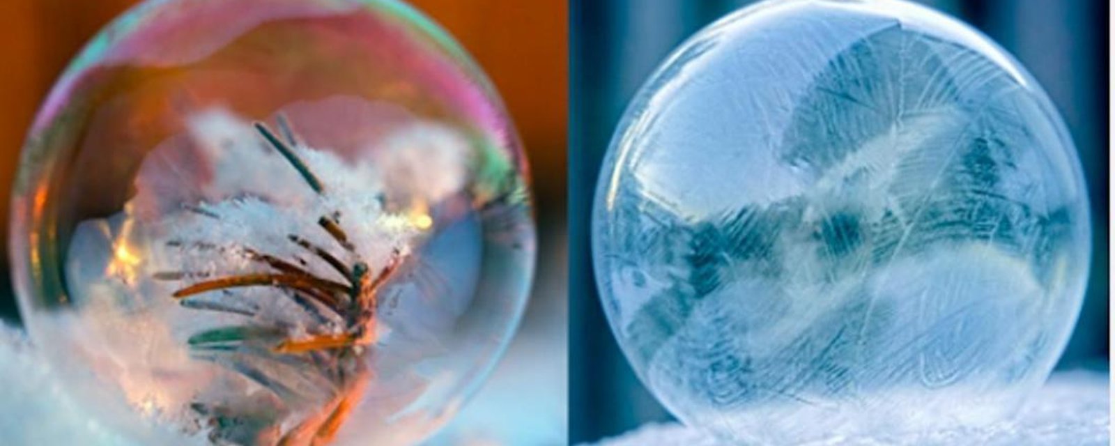 Comment faire des bulles de savon dehors, en hiver!