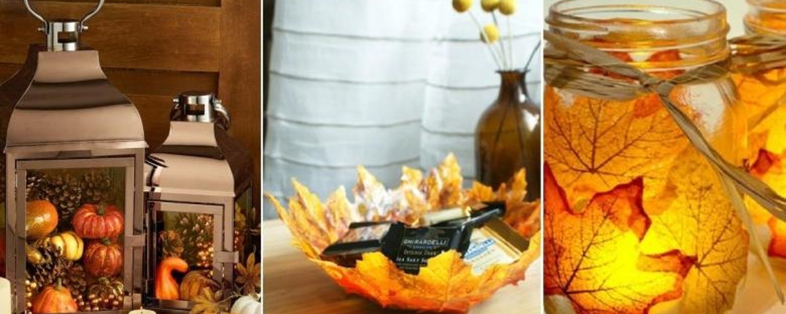 12 Magnifiques décorations d'automne faciles à bricoler soi-même et à peu de frais! 