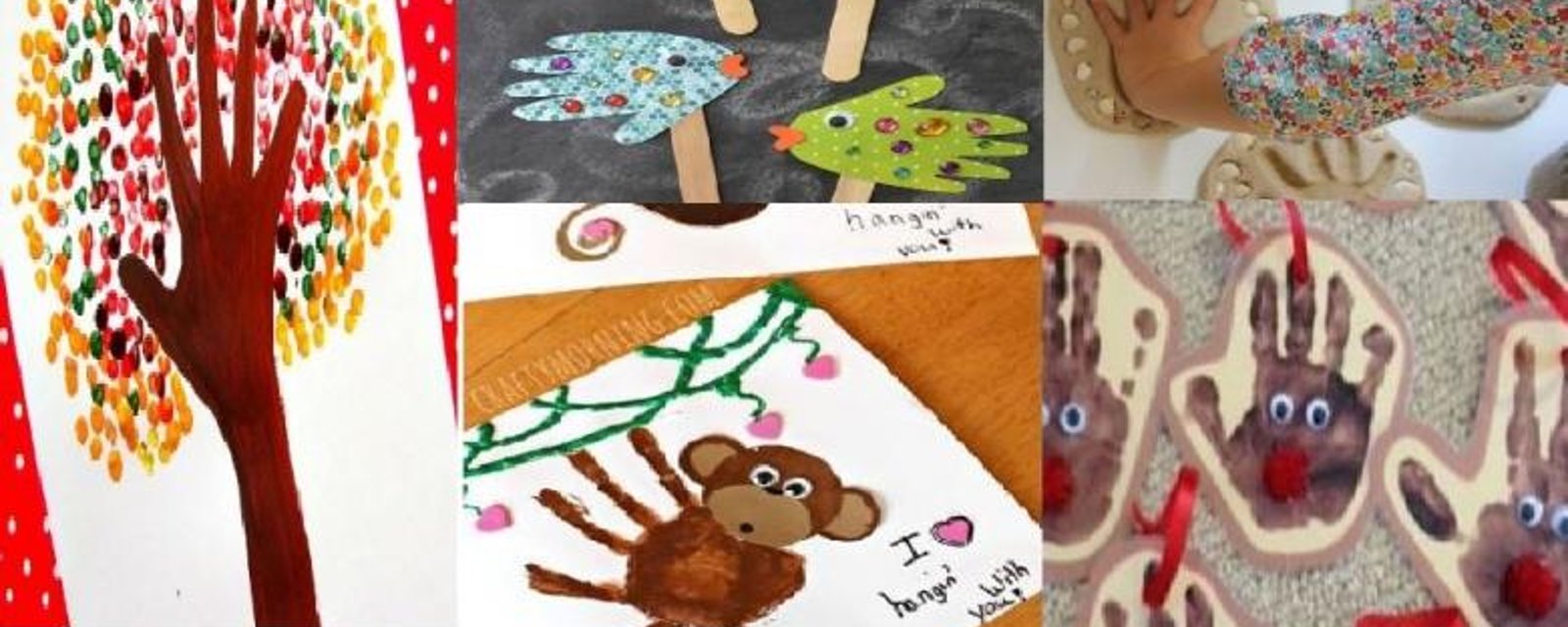 Avec leurs mains, vos enfants pourront créer des oeuvres fabuleuses: 5 bricolages simples &amp;amp; amusants à partir d'empreintes