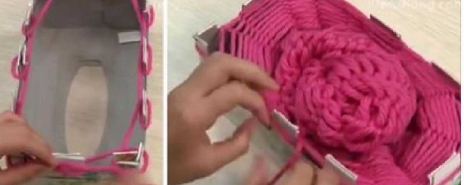 Ce qu'elle fait avec une boîte de mouchoirs changera votre façon de tricoter... C'est magique!