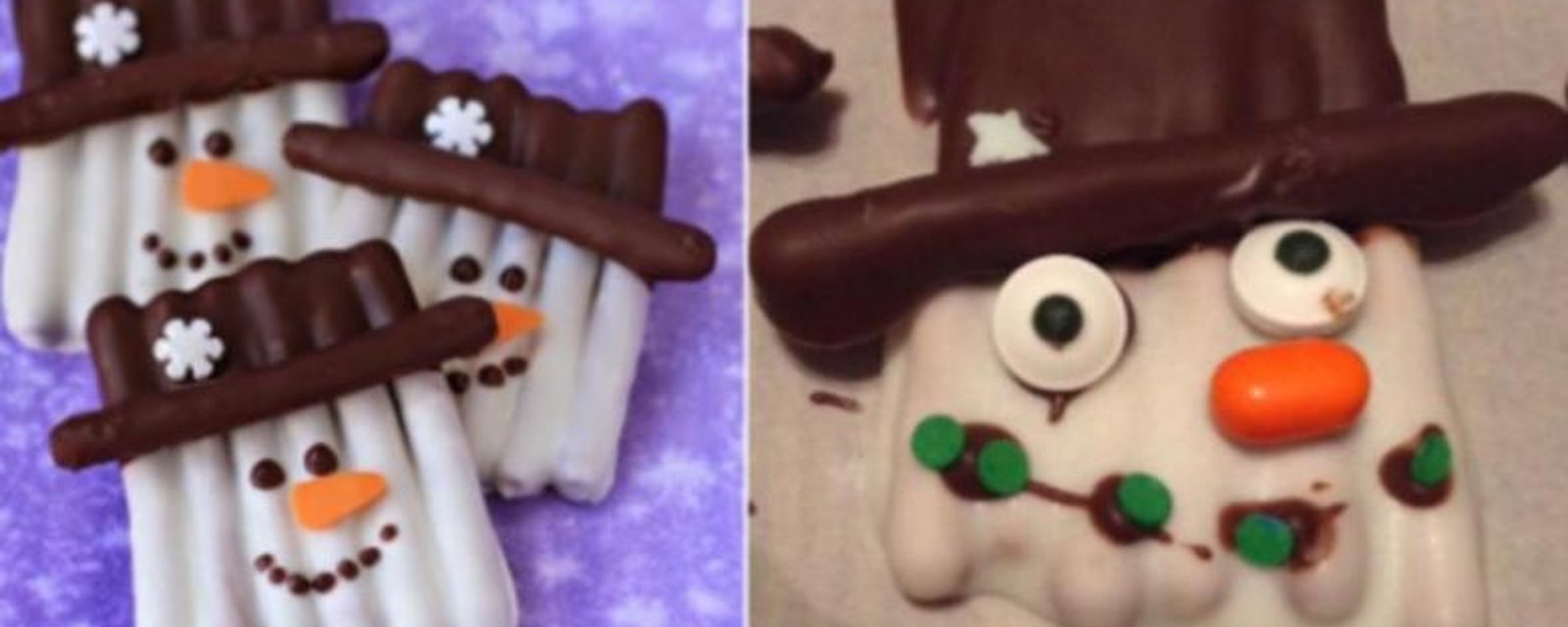 16 Desserts de Noël inspirés de net qui ont tourné au désastre! Des flops hilarants!!! 