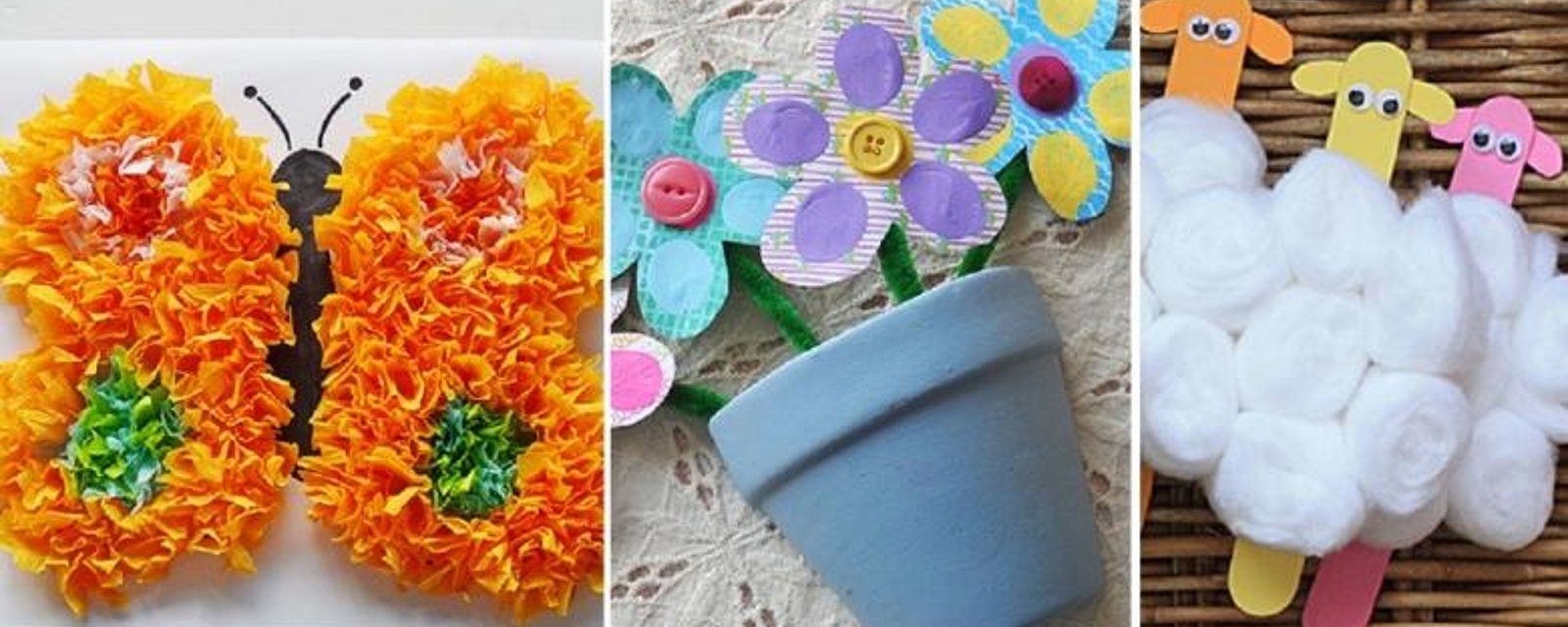 18 Magnifiques bricolages colorés à faire avec les enfants, pour l'arrivé du printemps! 