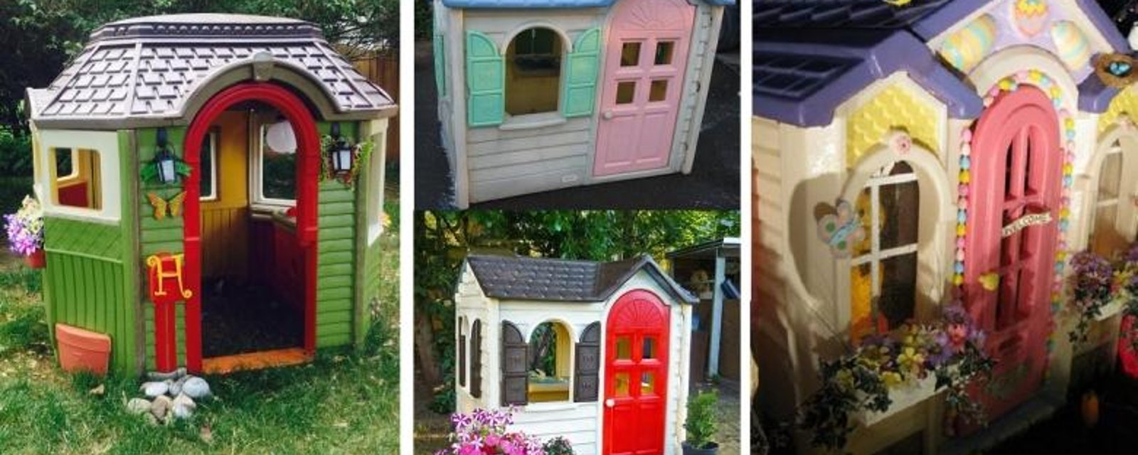 12 Petites maisons Littles Tikes repeintes, pour vous inspirer! 