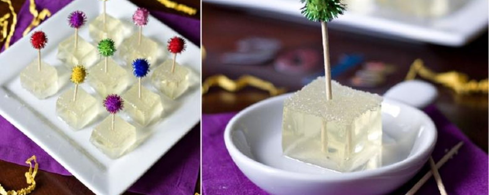 Recette de Jell-O Shots au Champagne! Des Jell-O Shots pour Célébrer le Nouvel An!!! 
