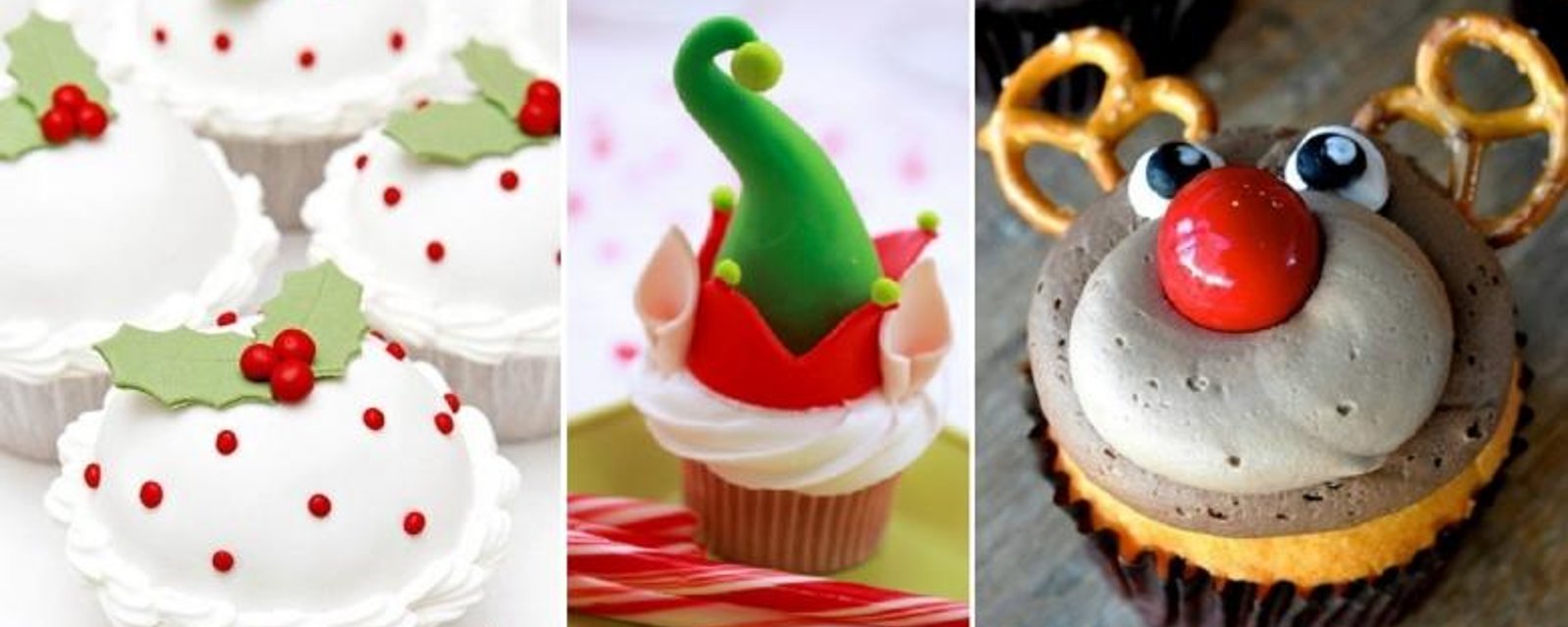Les 25 plus beaux cupcakes de Noël! 