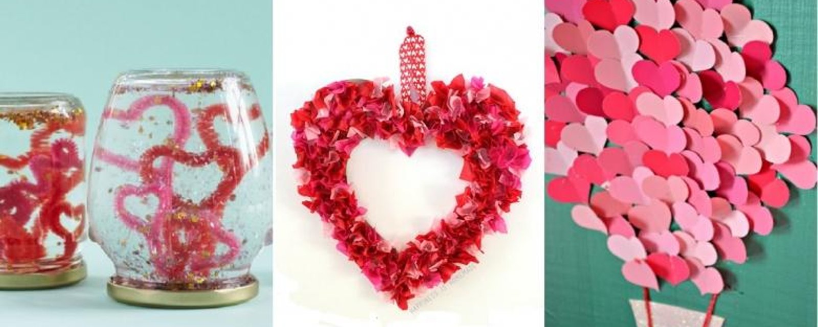 12 bricolages originaux à faire avec les enfants pour la Saint-Valentin! 