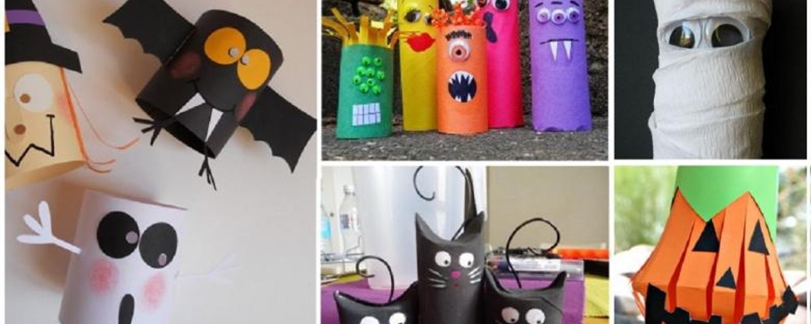 Plus de 30 bricolages d'Halloween à faire avec des rouleaux de papier hygiénique! WOW!