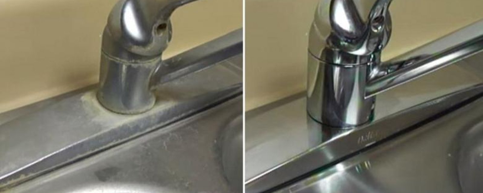 Comment éliminer facilement les taches d'eau dure sur la robinetterie et l'évier! 