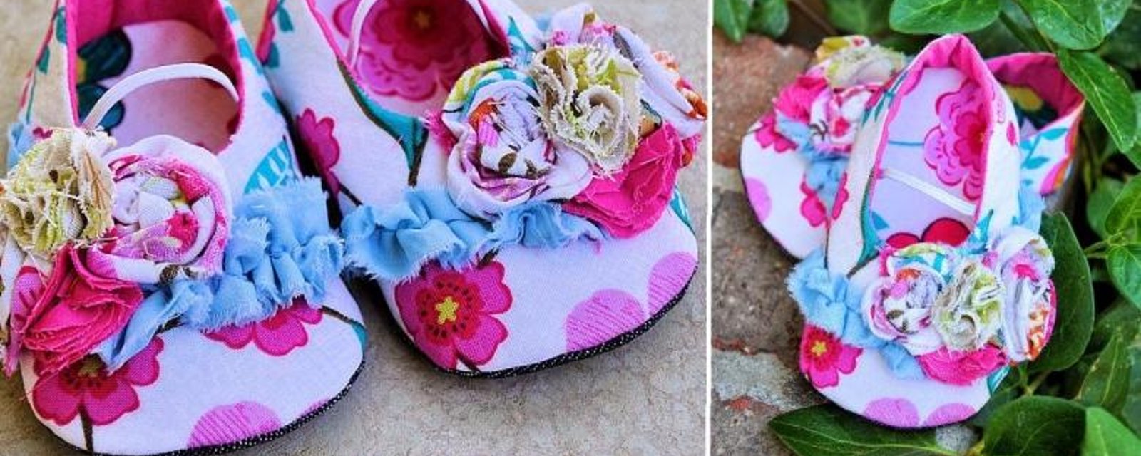 Un patron gratuit pour fabriquer d'adorables chaussures pour bébé! 
