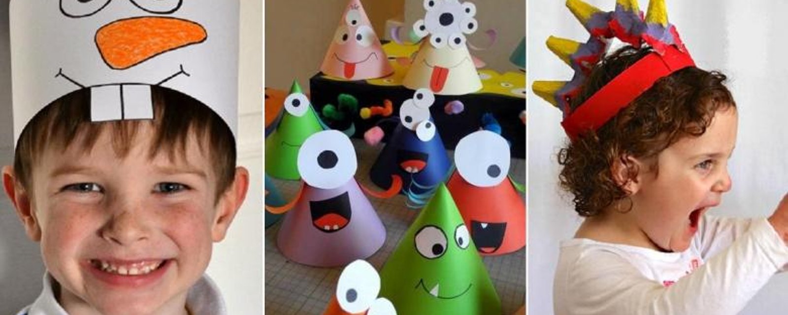  30 chapeaux rigolos à bricoler avec les enfants! Des idées originales! 