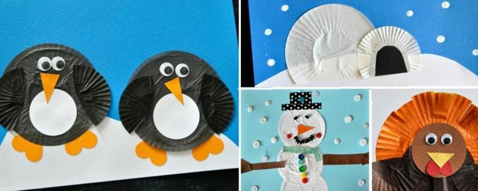 30 bricolages pour enfants à faire avec des moules en papiers pour cupcakes! 
