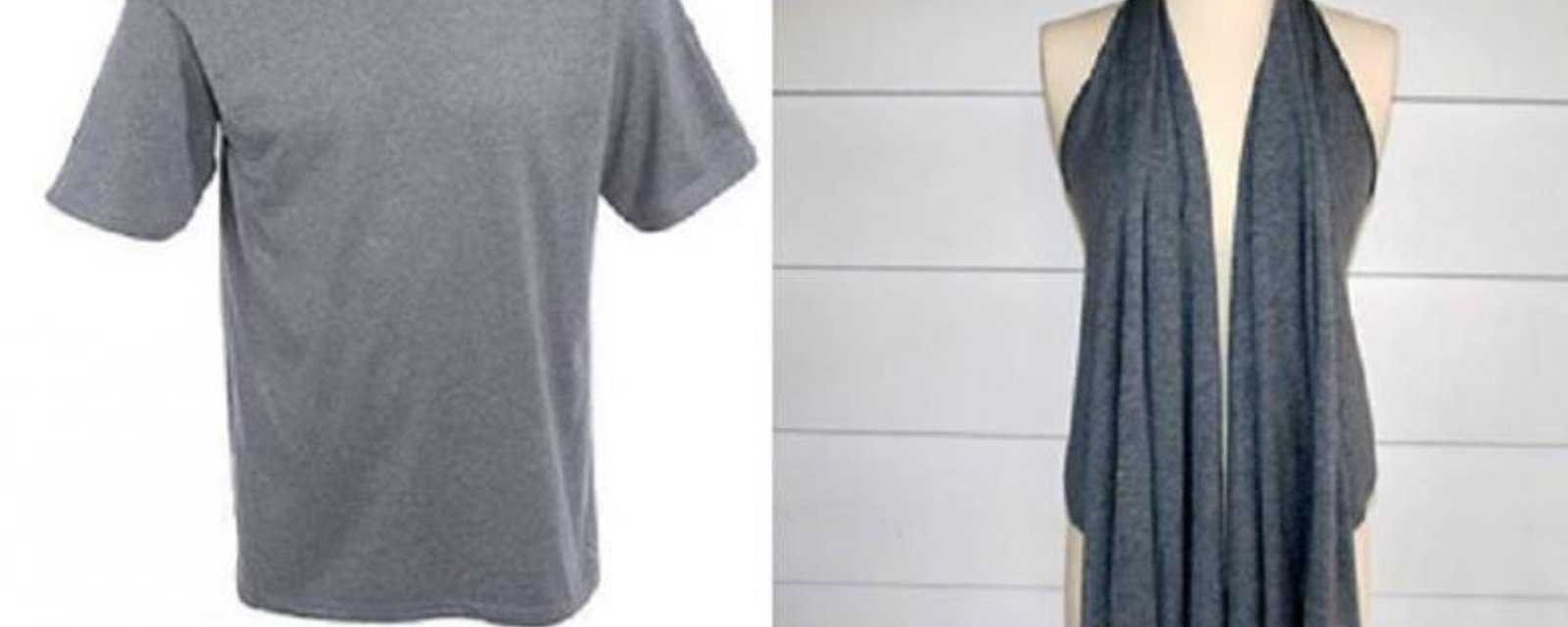Transformez un t-shirt EXTRA large en pièce de vêtement EXTRA fashion!