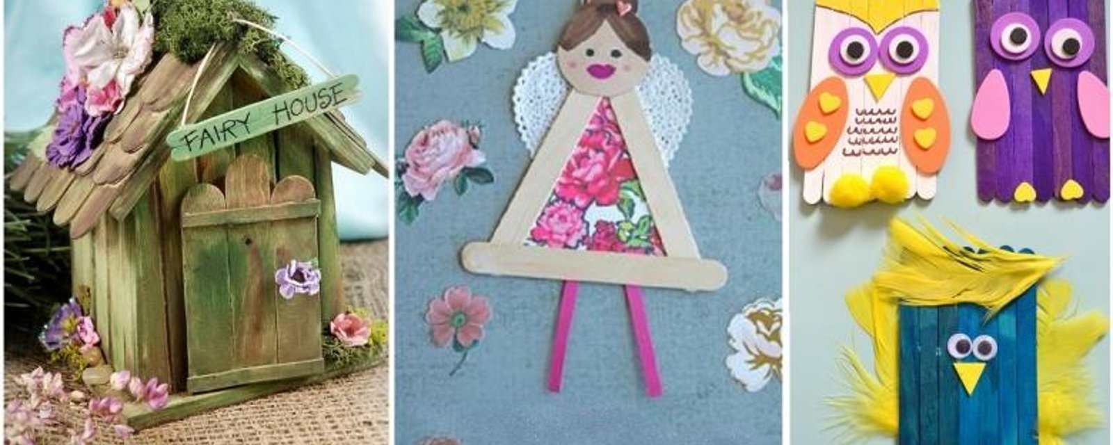 10 Adorables bricolages à faire avec des bâtons popsicles pour amuser les enfants! 