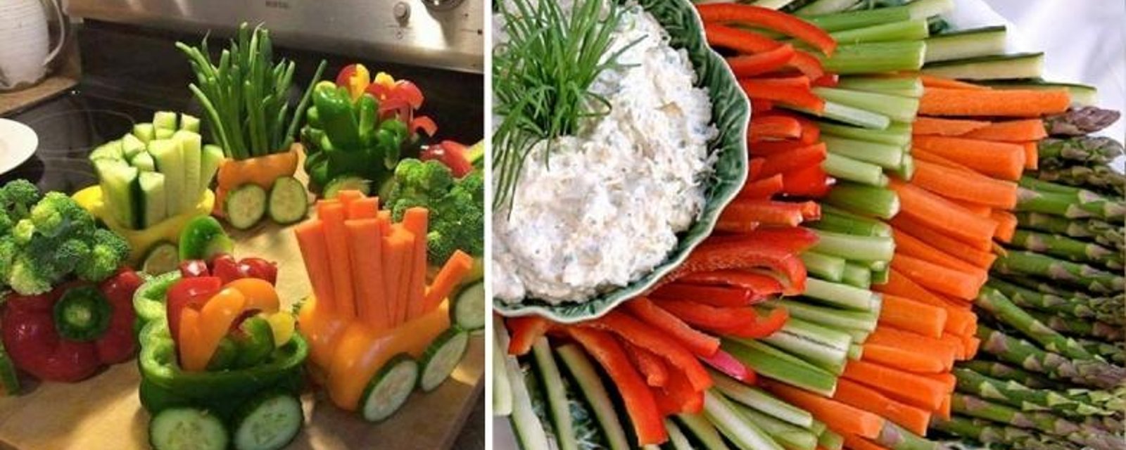 Quand les légumes décorent la table! 16 magnifiques façons de les servir! 