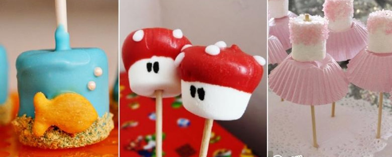 22 idées de Marshmallow Pops à concocter pour les fêtes d'enfants! 