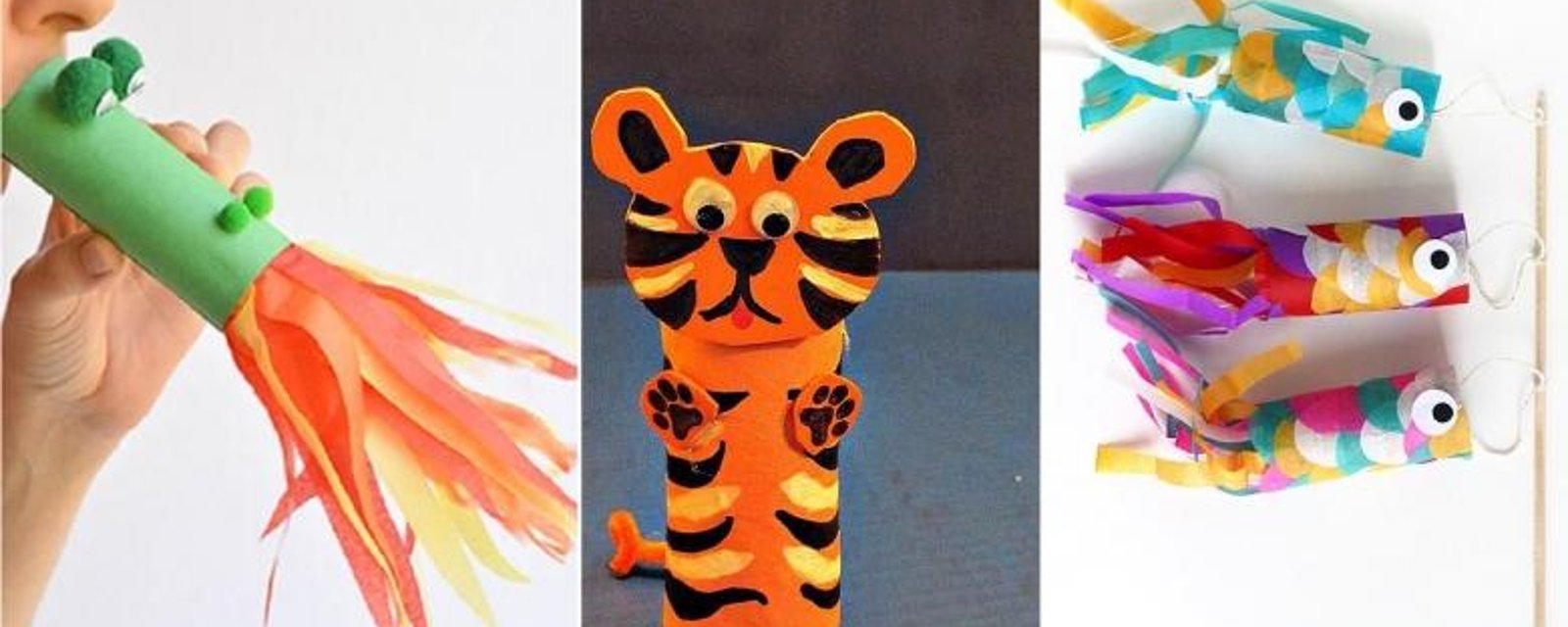 10  Superbes bricolages à faire avec les enfants! Avec des rouleaux de papier! 