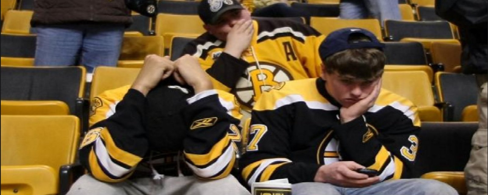 Les Bruins se font ramasser sur les réseaux sociaux!