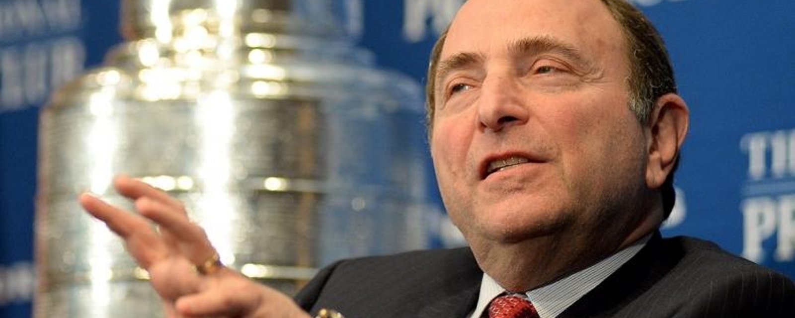 Gary Bettman responds to rumors of relocation for the Hurricanes.