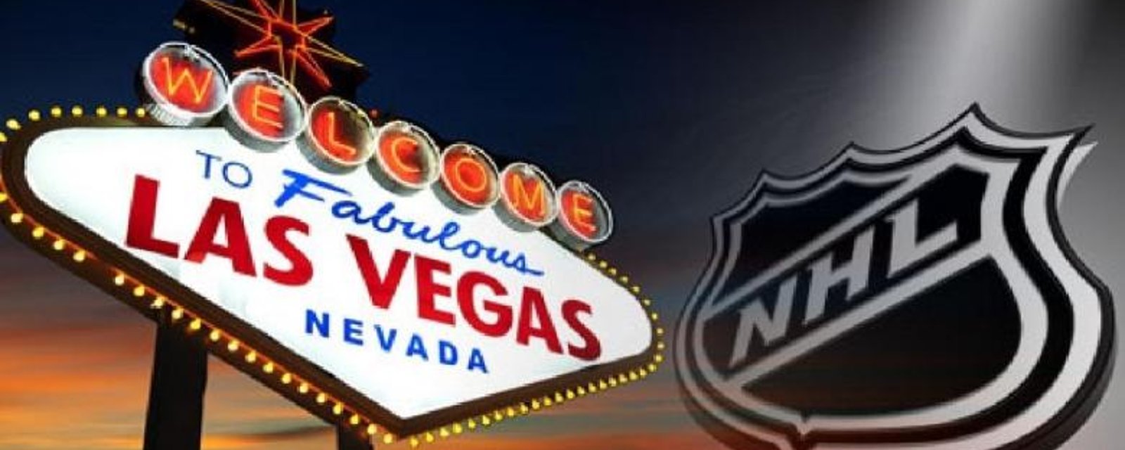 Breaking: Welcome the city of Las Vegas to the NHL!